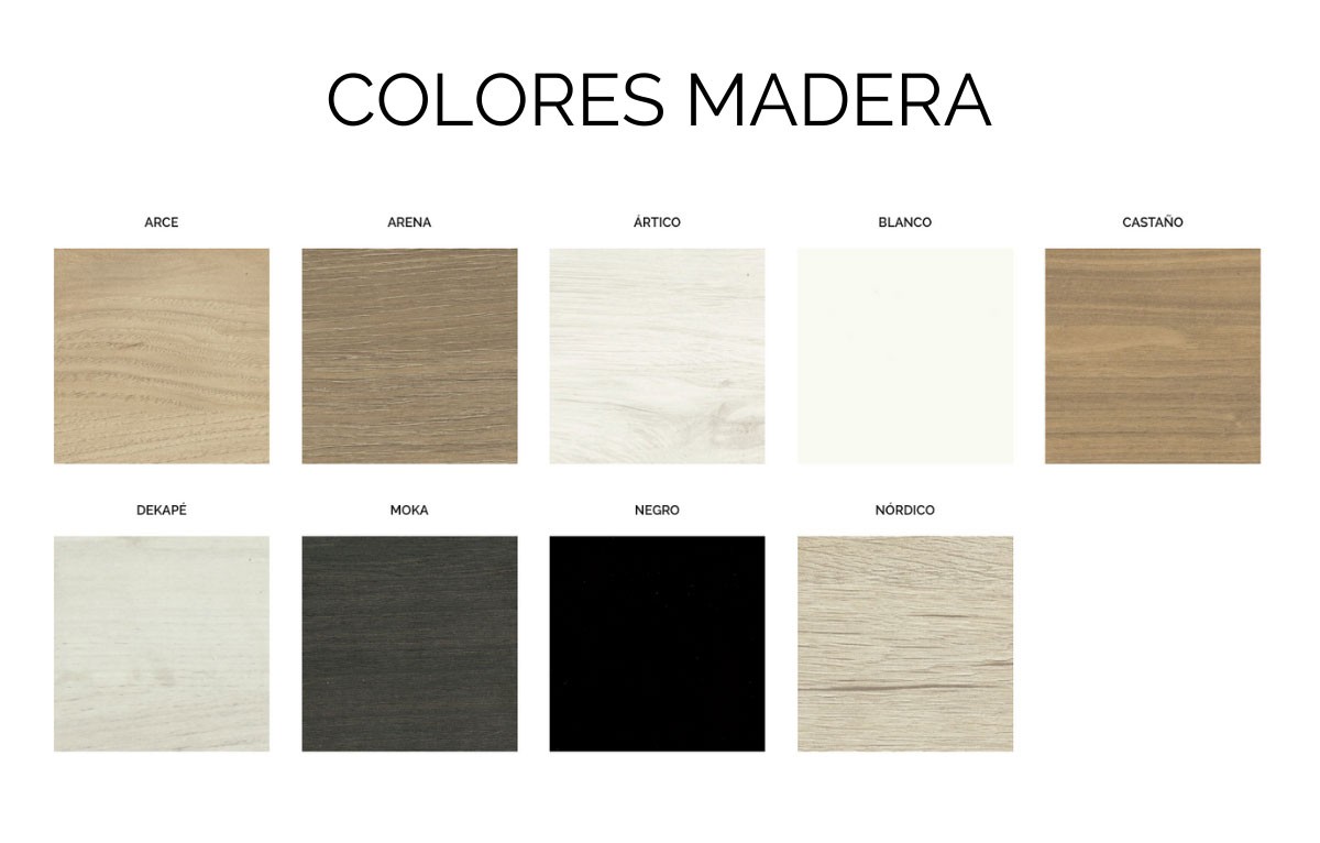 Canapé abatible de madera con cajón frontal ÉBANO - Imagen 3